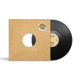 Black vinyl record with beige label in textured brown paper sleeve for high frequency summertime 12 vinyl rsd26
