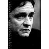 Johnny Cash portrait.