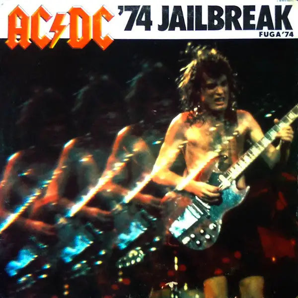 AC/DC ’74 Jailbreak album cover.