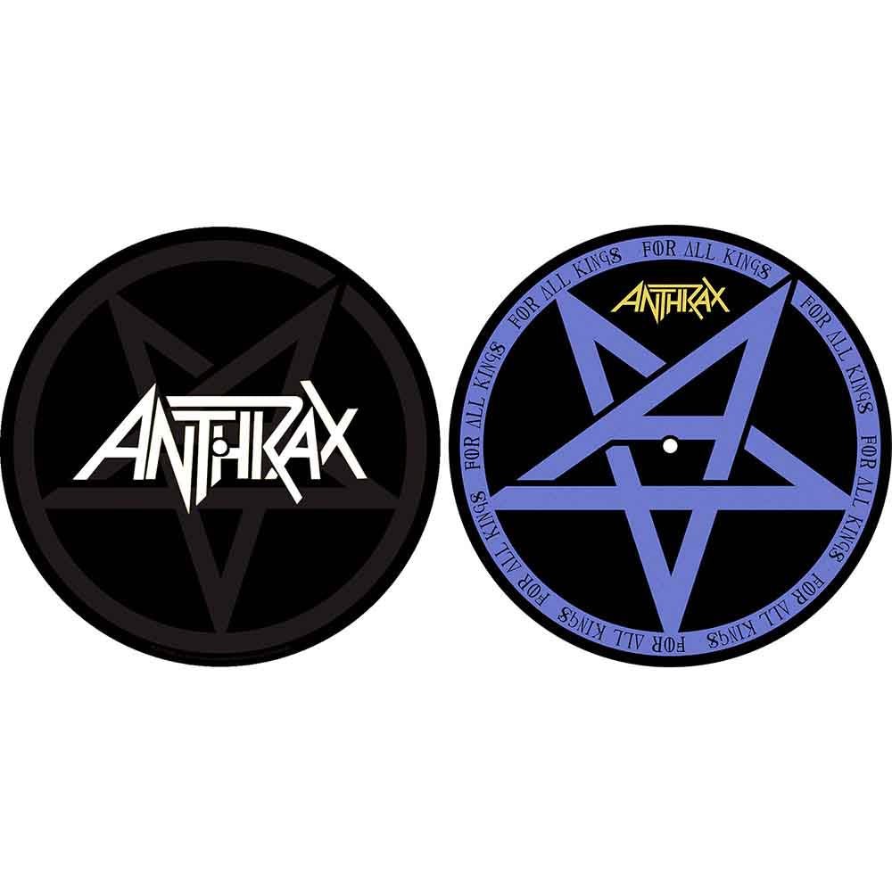 Anthrax Turntable Slipmat Set: Pentathrax / For All Kings - 33RPM