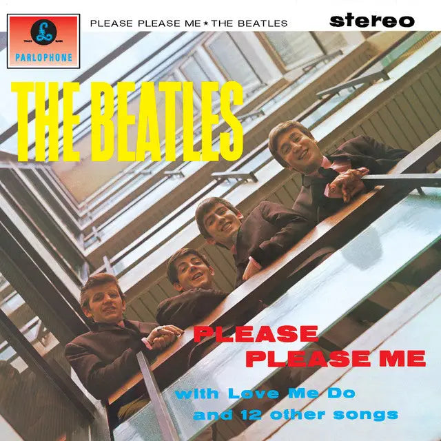 The Beatles’ ’Please Please Me’ album cover.