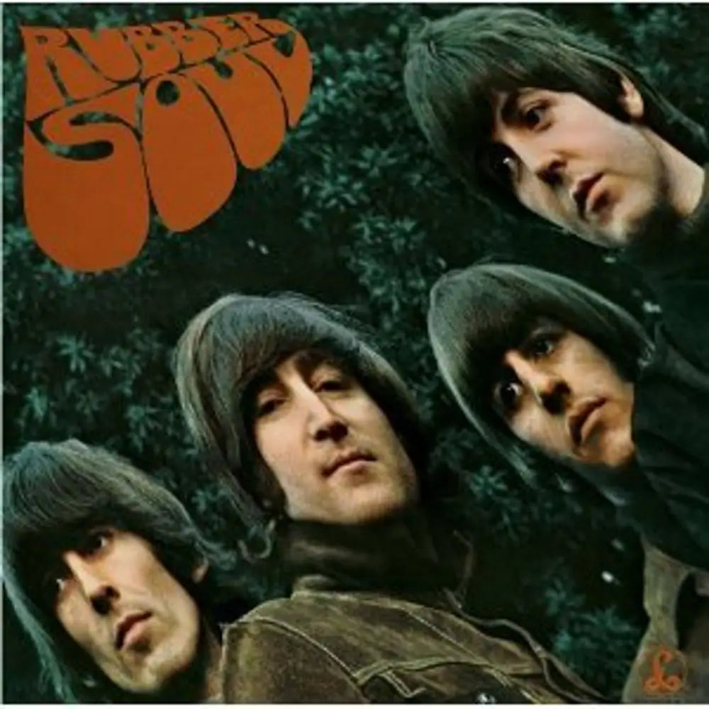 The Beatles’ ’Rubber Soul’ album cover.