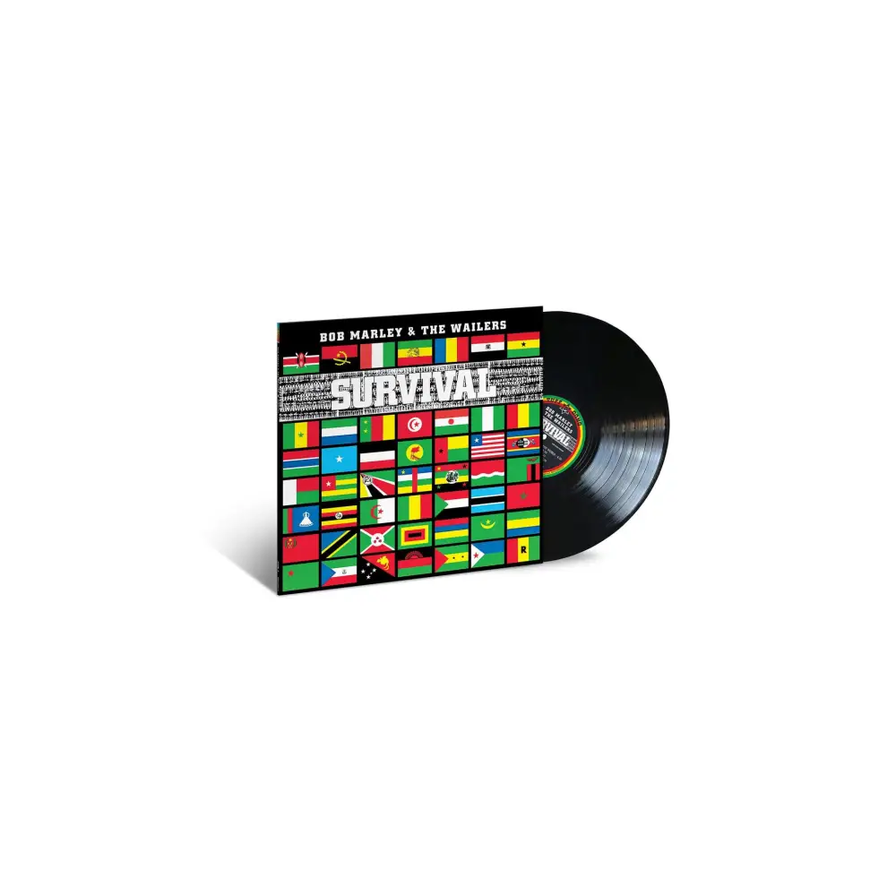 Bob Marley ’Survival’ vinyl record.