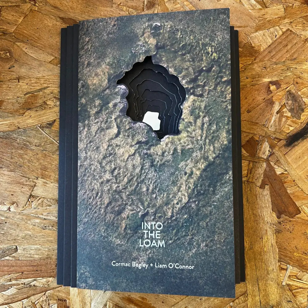 Art book with a layered hole.