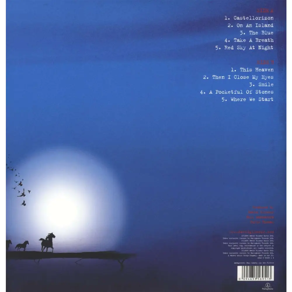 David Gilmour - On A Island LP [Vinyl] - 33RPM