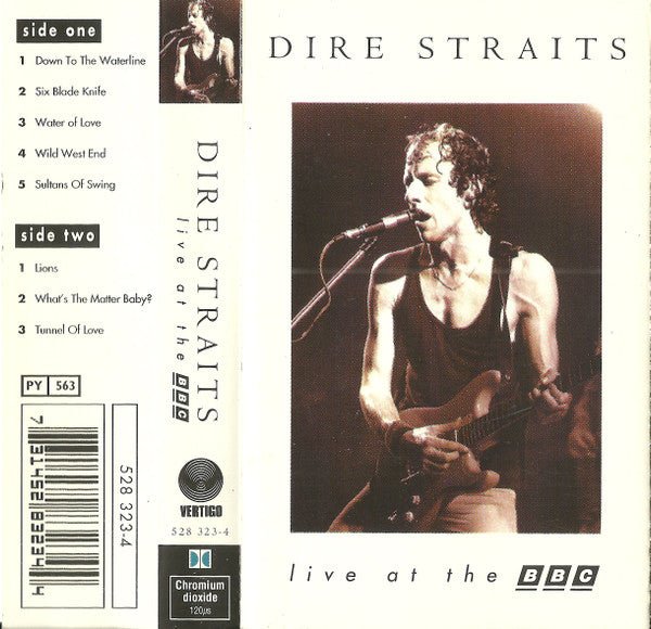 Dire Straits - Live At The BBC Cassette Tape - 33RPM