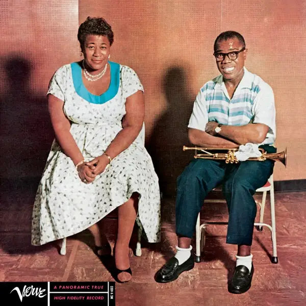 Ella Fitzgerald and Louis Armstrong album cover.