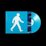 A limited blue vinyl translucent record of britpop cult classic gay dad leisure noise lp rsd 2026 with walking figure label