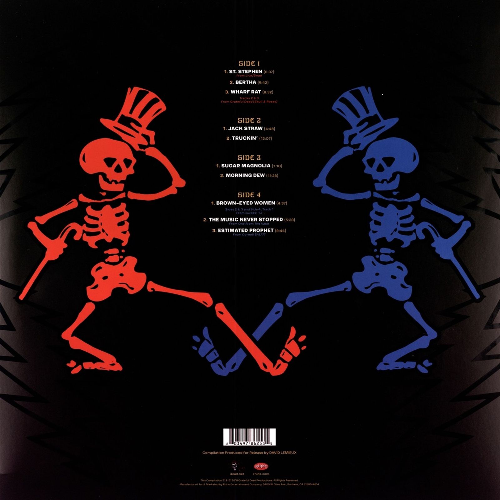 Grateful Dead - The Best Of The Grateful Dead Live Vol.1 - 33RPM