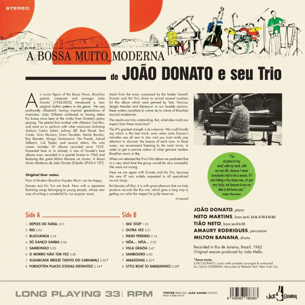 Joao Donato - A Bossa Muito Moderna - Vinyl