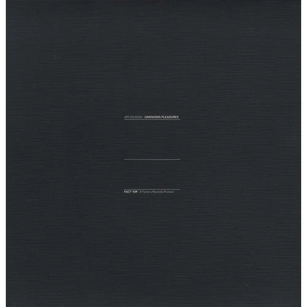 Minimalist album cover.