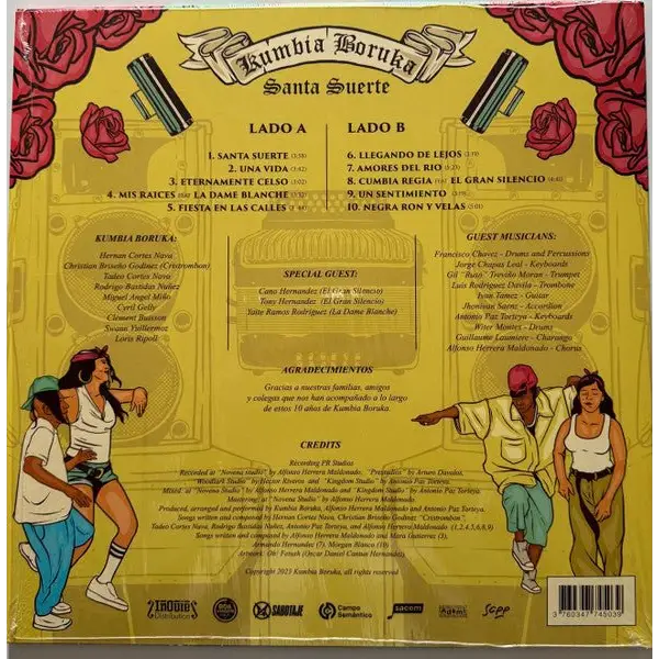 Kumbia Boruka - Santa Suerte - 33RPM