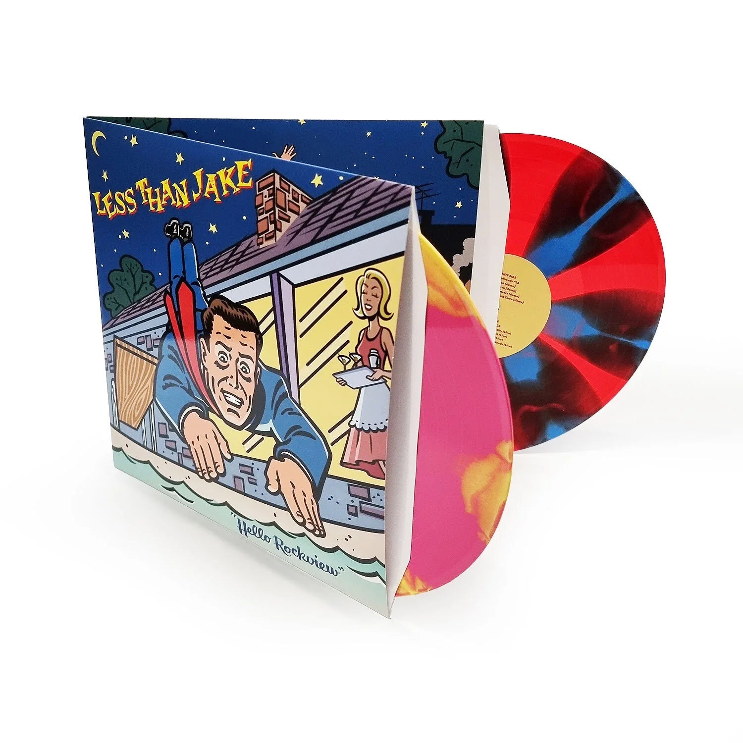 Less Than Jake - Hello Rockfiew Pink/Yello Cornetto & red/blue2LP - 33RPM