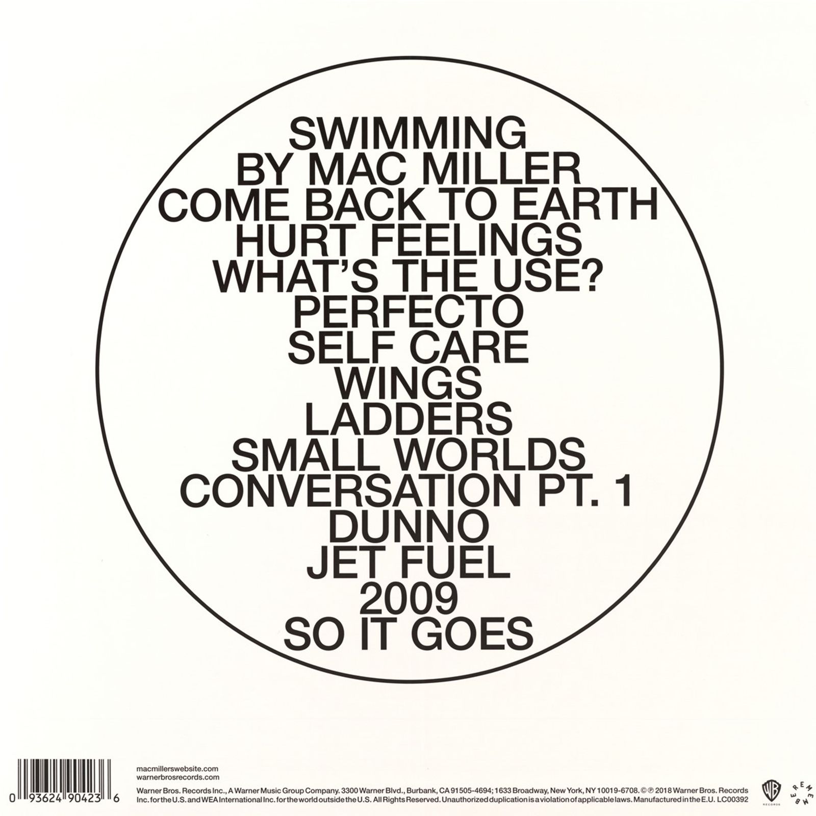 Mac Miller - Swimming - 33RPM