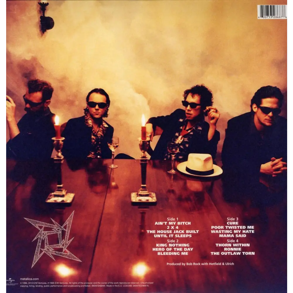Metallica album cover.