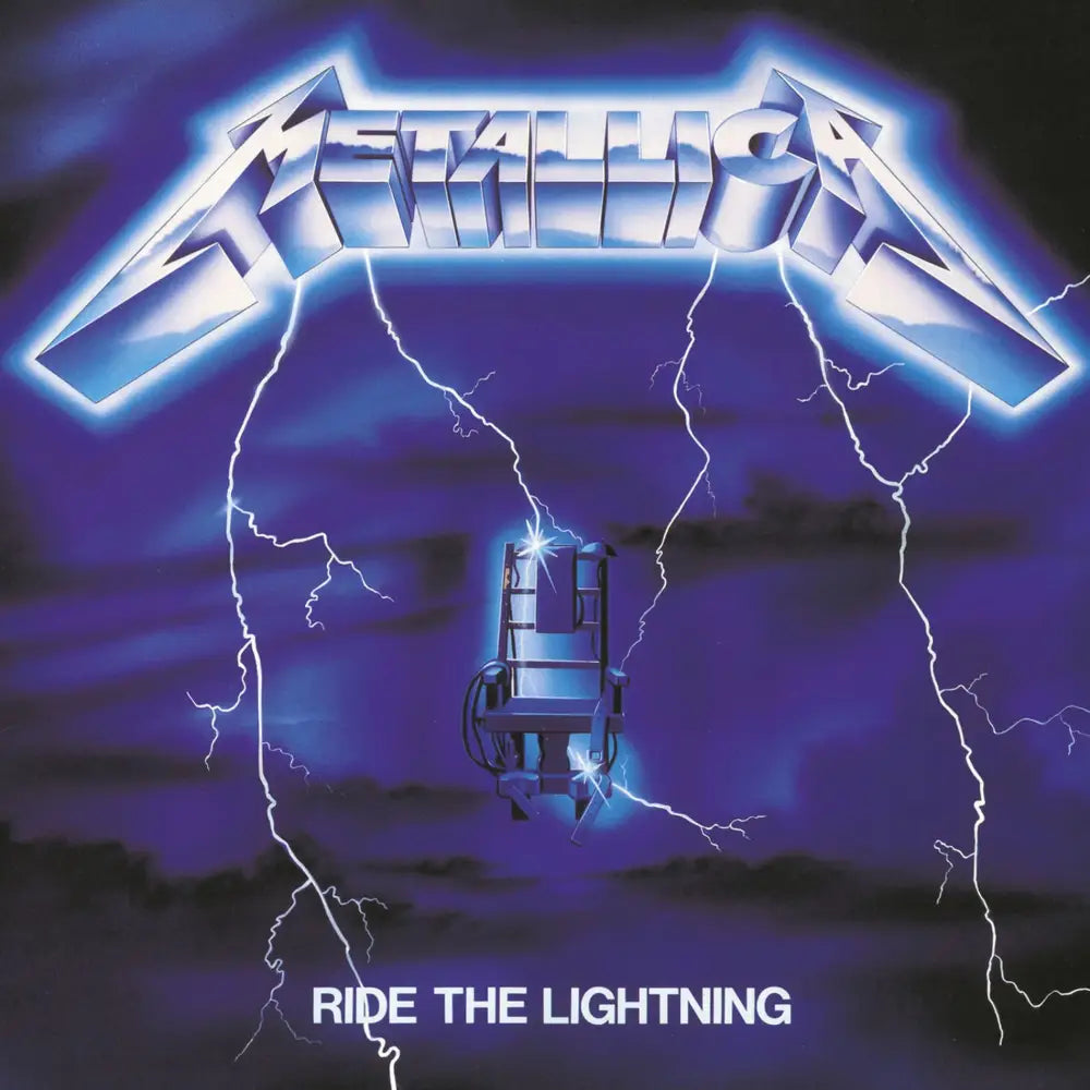 Electric chair surrounded by lightning.