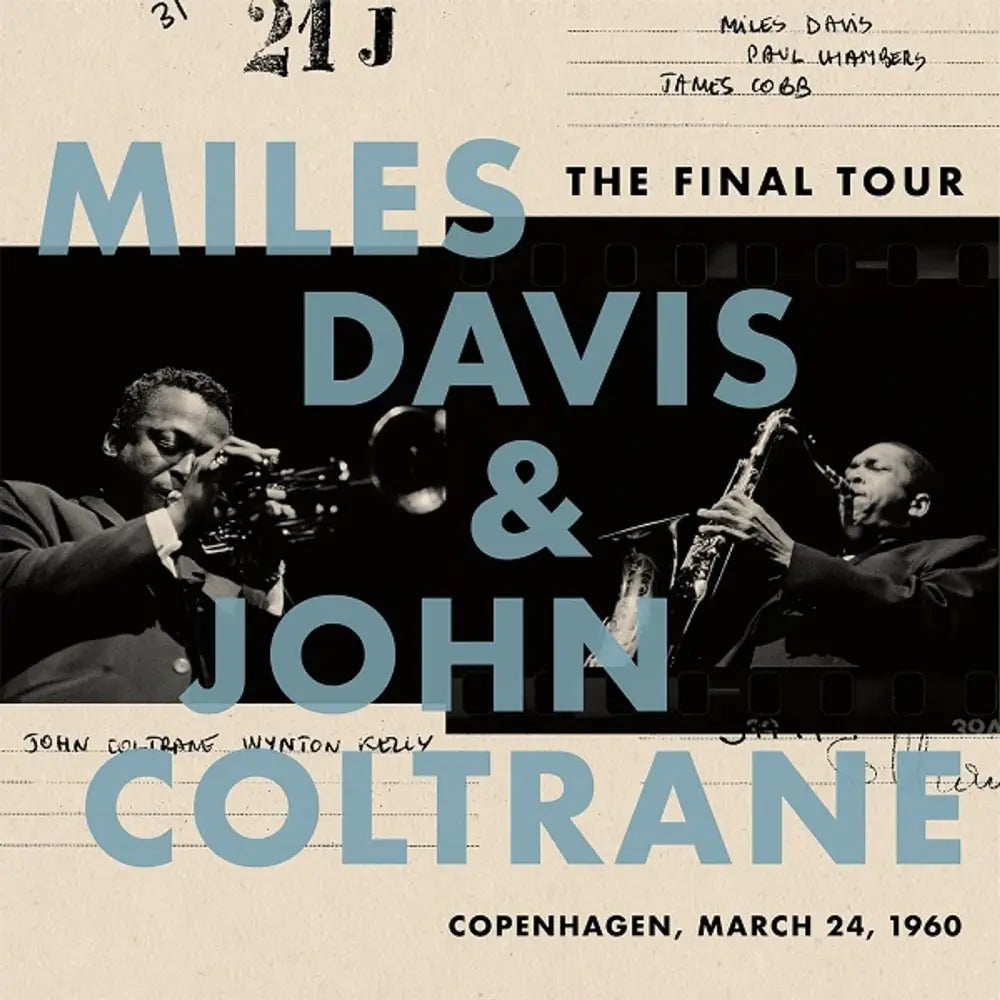 Miles Davis and John Coltrane album cover.