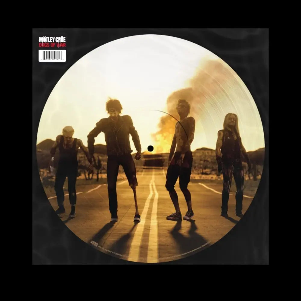Mötley Crüe vinyl record.