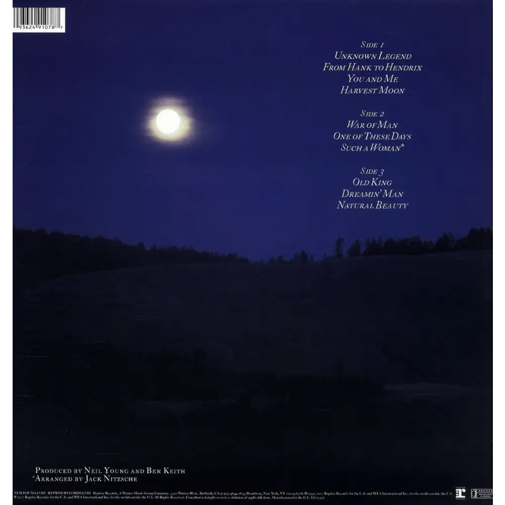 Neil Young - Harvest Moon - 33RPM