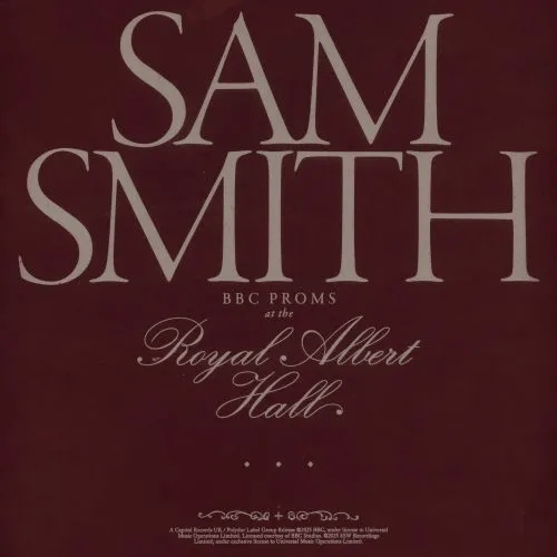 Sam Smith - BBC Proms At The Royal Albert Hall - 33RPM