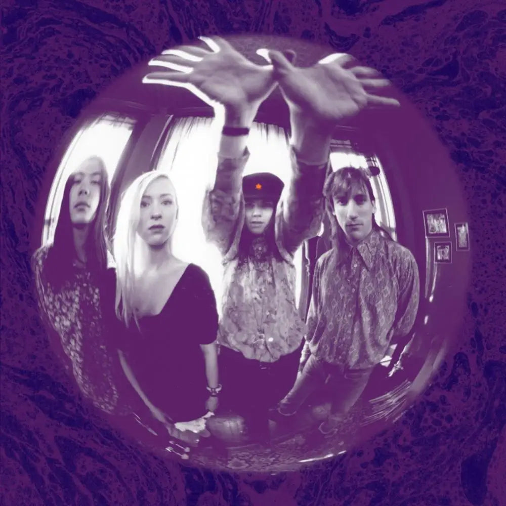 Band portrait in a bubble.
