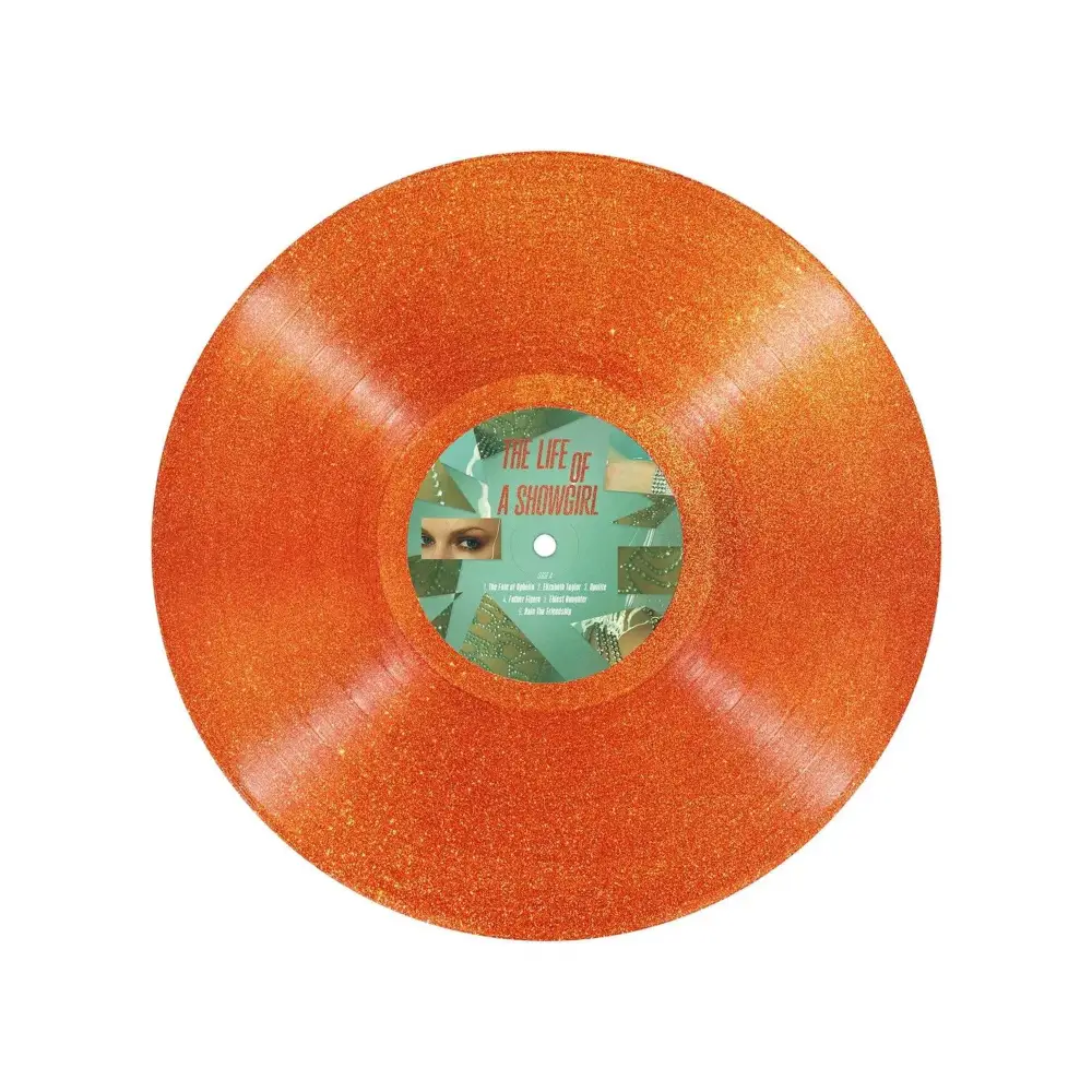 Taylor Swift - The life of a Showgirl: Sweat and Vanilla Perfume (Portofino Orange Glitter Vinyl) - Vinyl