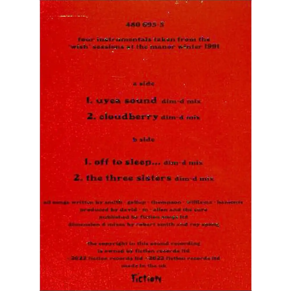Red cassette tape insert.