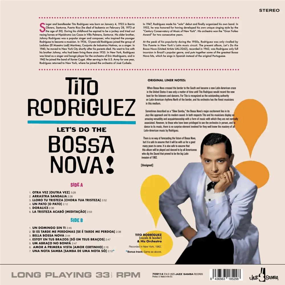Tito Rodriguez And His... - Let’s Do The Bossa Nova! - Vinyl