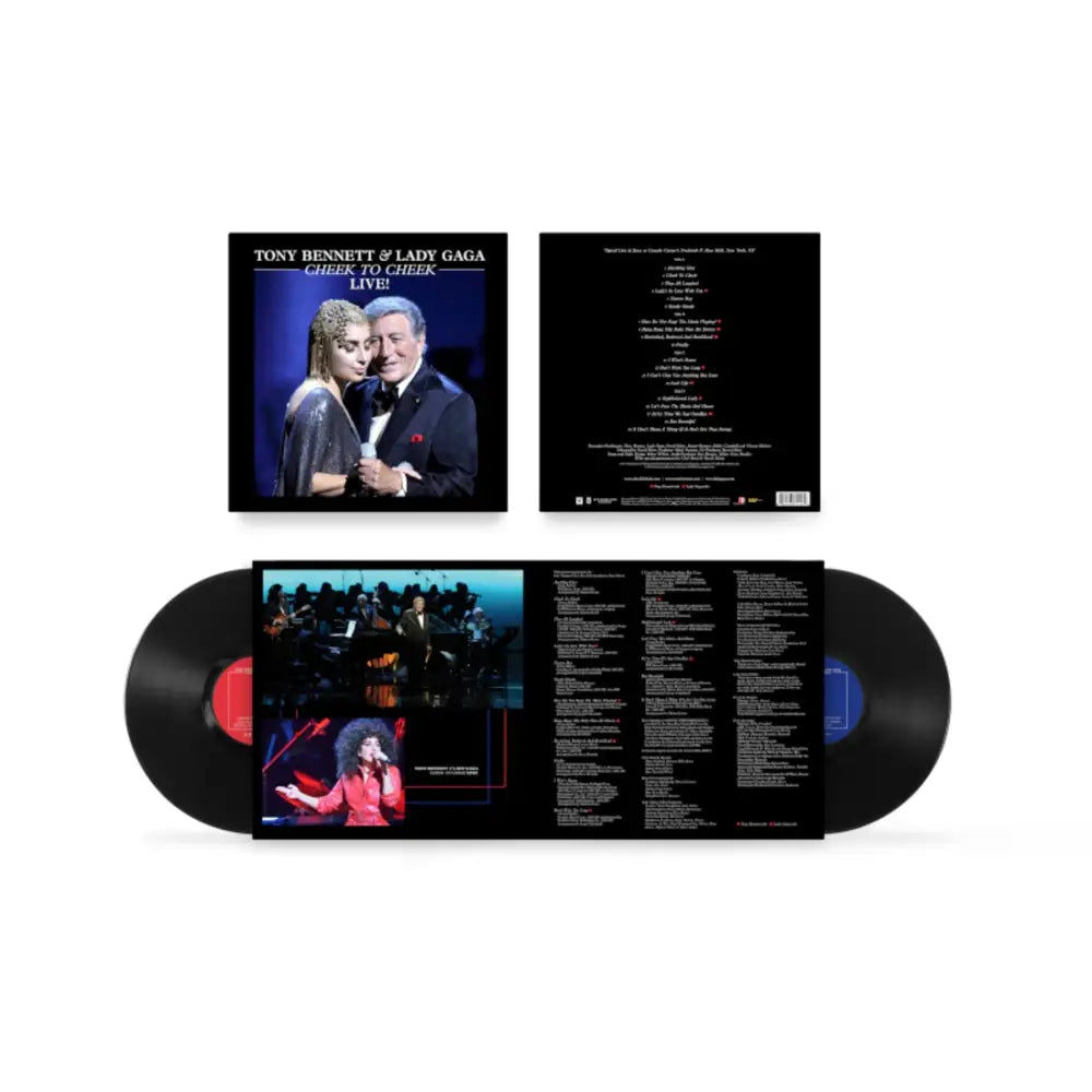 Cheek to Cheek Live vinyl album.