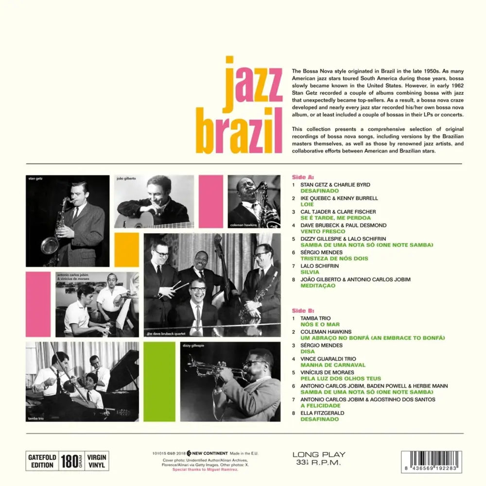 Jazz Brazil album cover.