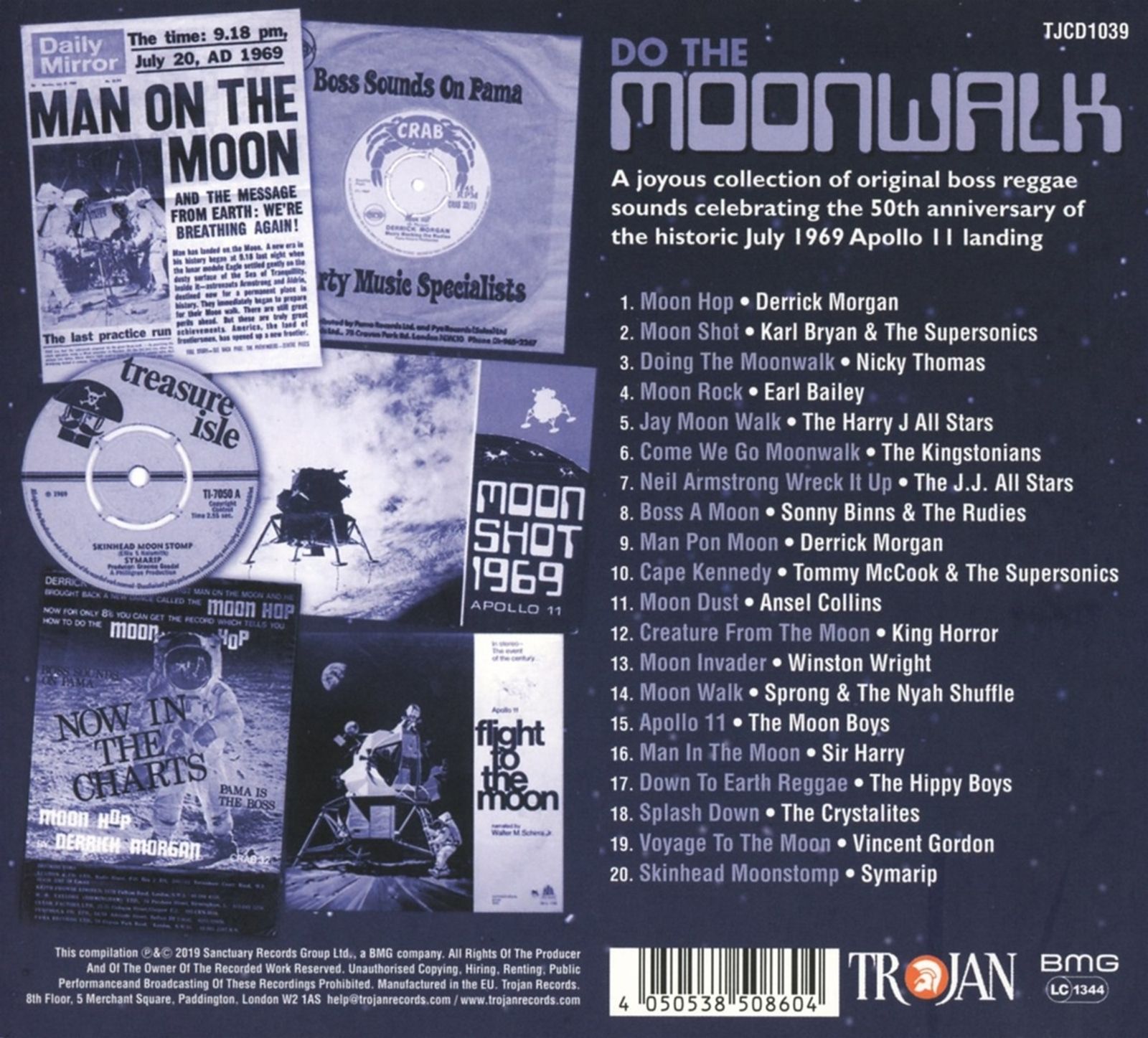 V/A - Do The Moonwalk: Moonstomping Reggae Classics From The Trojan Vaults - 33RPM