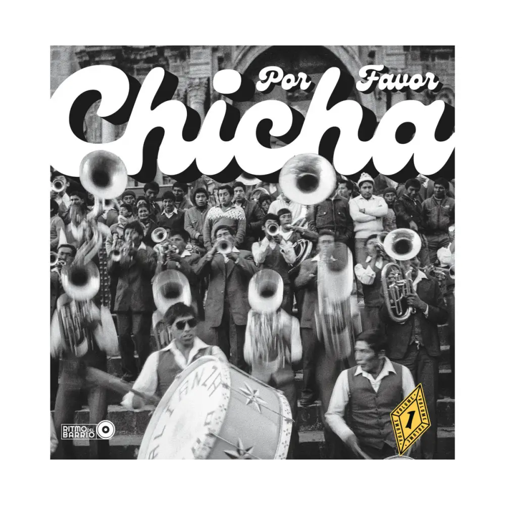 A black and white album cover for ’Chicha Por Favor.’