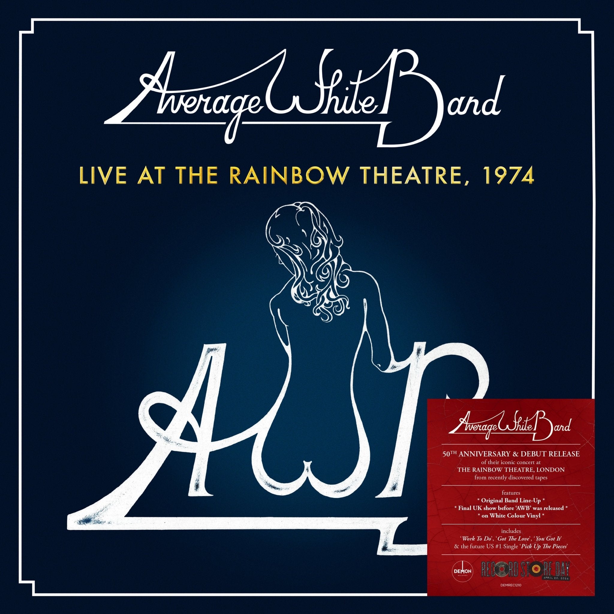 Average White Band - Live At The Rainbow Theatre: 1974 White vinyl - 33RPM
