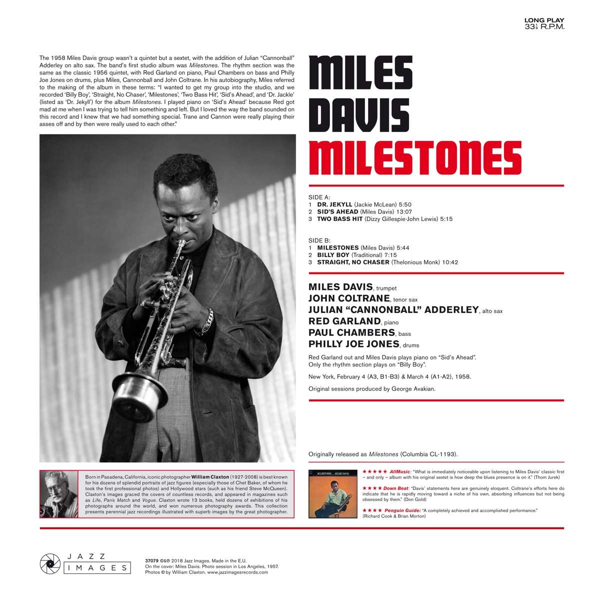 Miles Davis - Milestones Gatefold - 33RPM