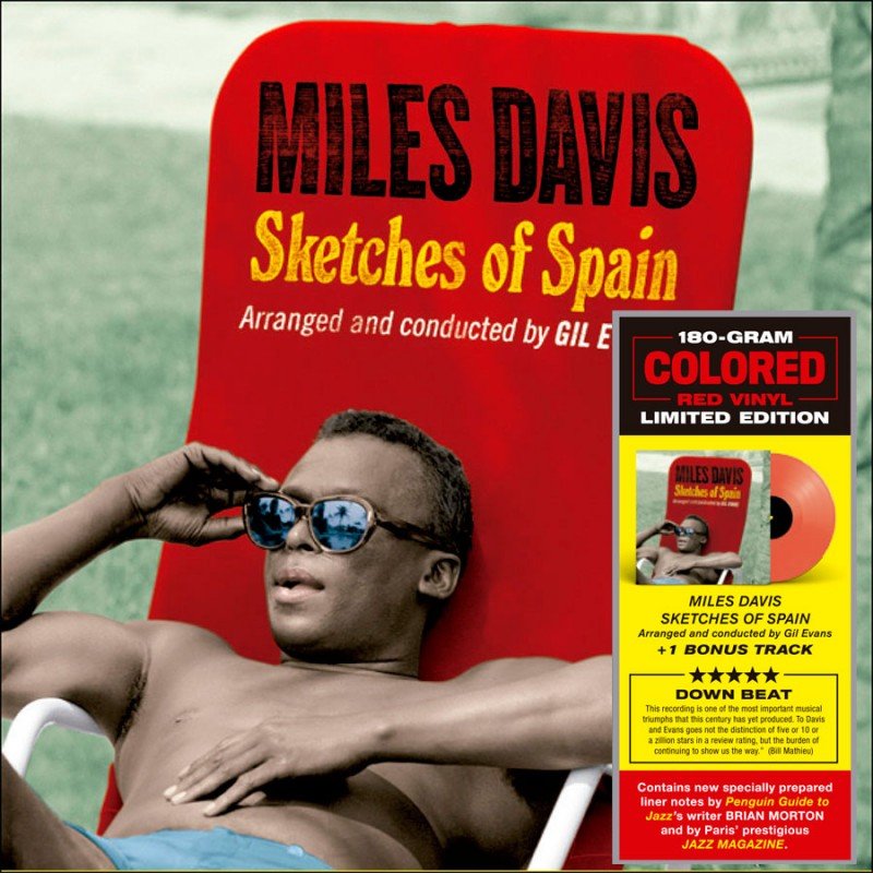 Miles Davis - Sketches of Spain Coloured Vinyl LP - 33RPM