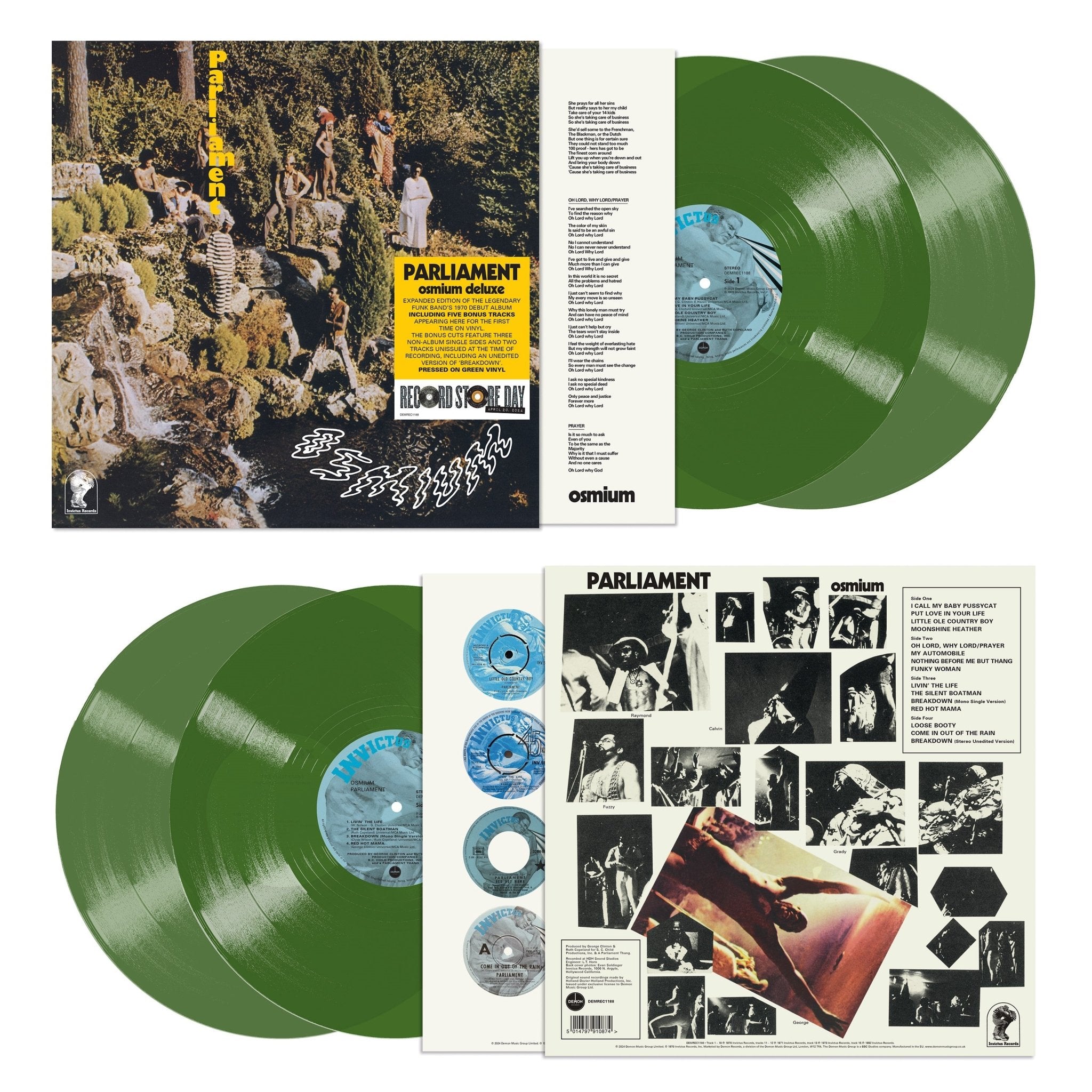 Parliament - Osmium Deluxe Edition (140G Green vinyl) - 33RPM