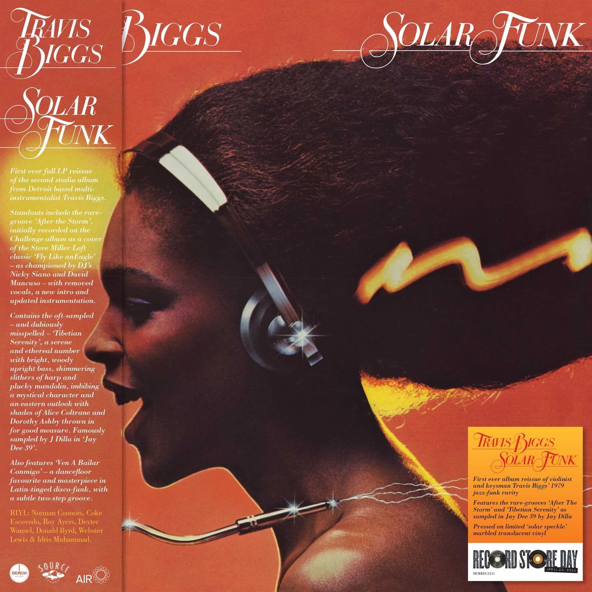 Travis Biggs - Solar Funk LP [Vinyl] - 33RPM